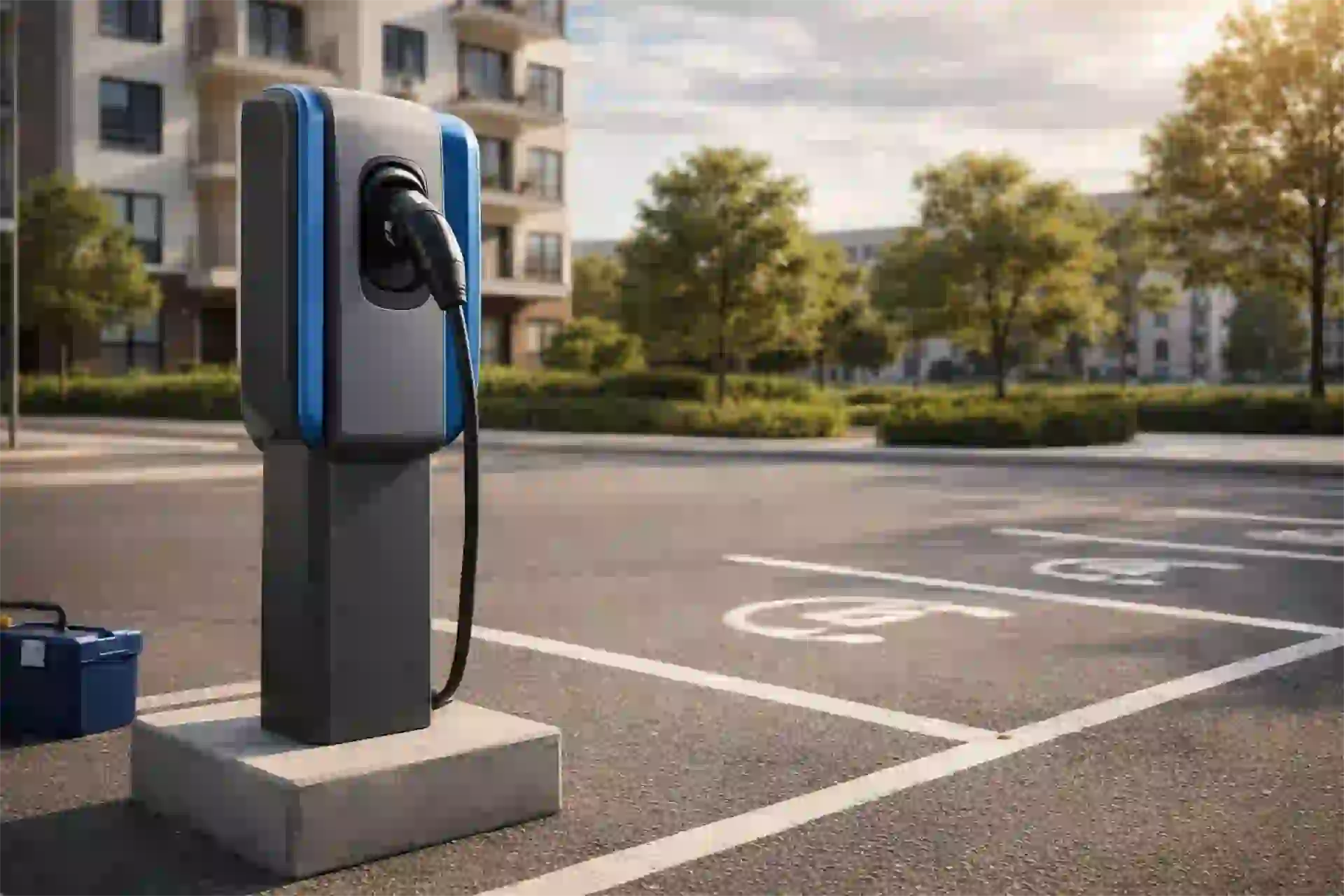 Installation borne de recharge